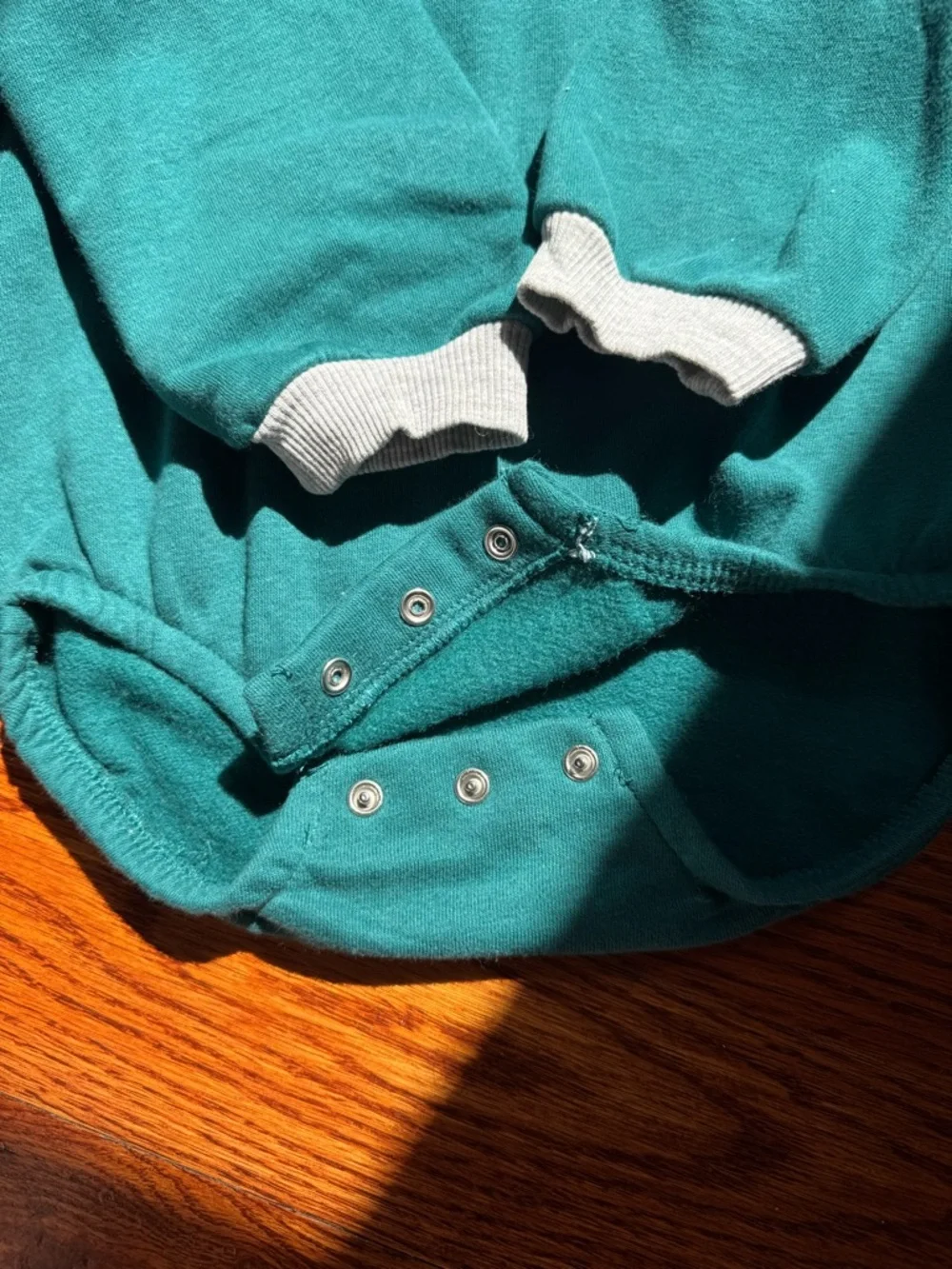 Zara CONTRAST TRIM ROMPER / Size 9-12 months